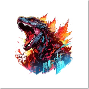 godzilla Posters and Art